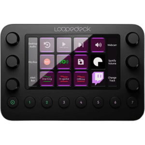 Loupedeck Live Power Console for Streamers - Touchscreen Controls