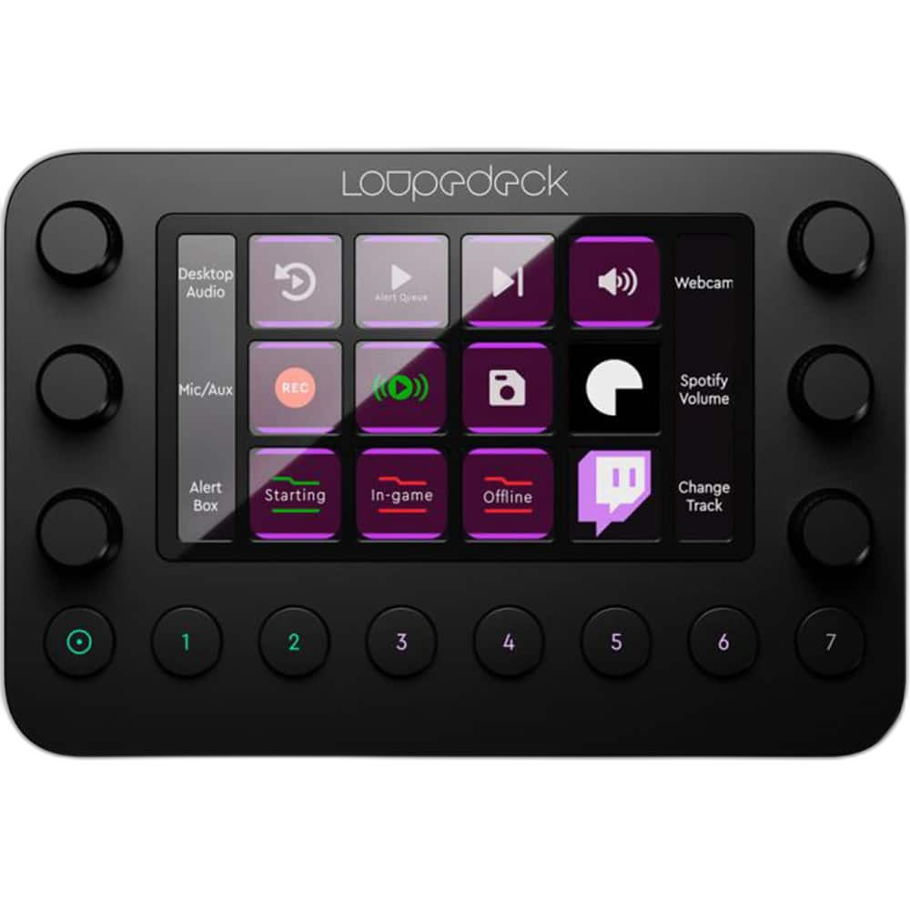 Loupedeck Live Power Console for Streamers - Touchscreen Controls