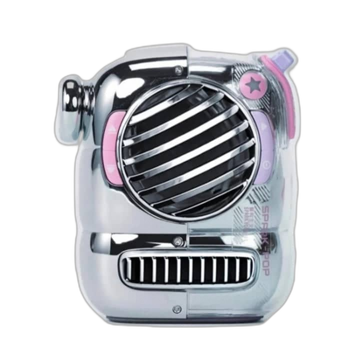 Divoom Spark-Pop Portable Bluetooth Speaker, Trendy Pink Color