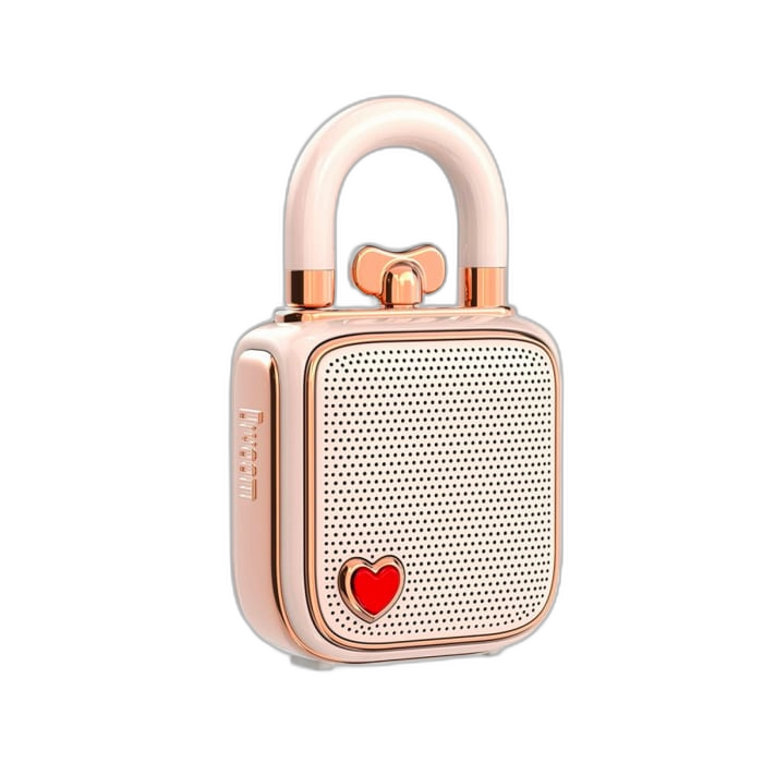 Divoom LoveLock Bluetooth Speaker, Portable Design & Voice Recording