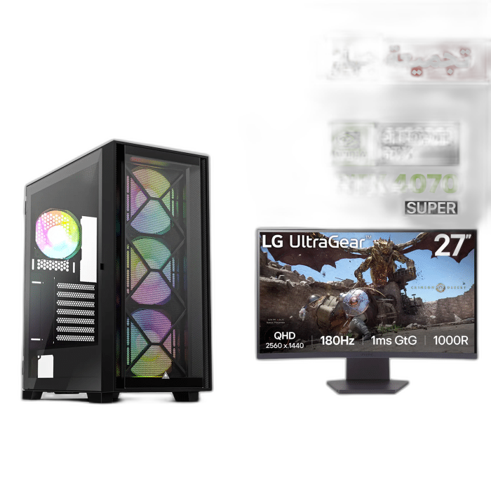 PNY RTX 4070 Super Gaming PC, Intel i7-14700F