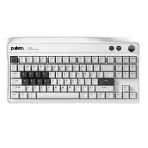 Pulsar Xboard QS White Aluminum Case Wired Gaming Keyboard