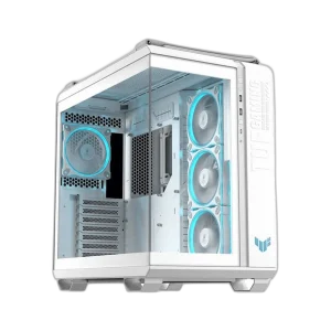 ASUS TUF Gaming GT502 Mid Tower Case with 4 ARGB Fans, White
