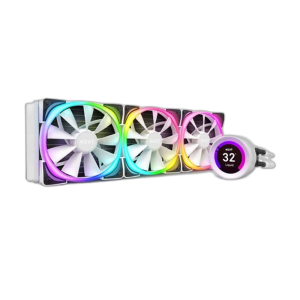 NZXT Kraken Z73 RGB 360mm Liquid Cooler, LCD Display, White