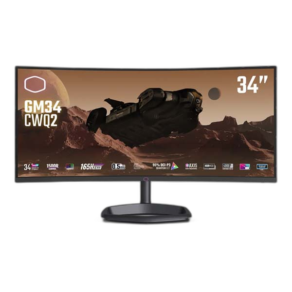 Cooler Master CMI-GM34-CWQ2 34 inch UWQHD Curved Monitor