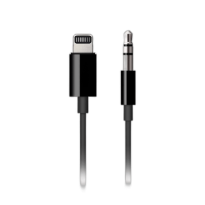 Apple Lightning to 3.5MM Audio Jack Cable, 1.2m, Black