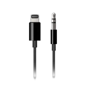 Apple Lightning to 3.5MM Audio Jack Cable, 1.2m, Black