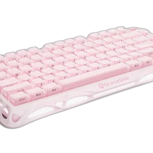 GravaStar Mercury K1 Sakura Pink Wireless Keyboard