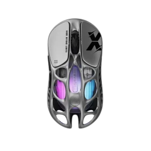 GravaStar Mercury X Interstellar Silver Wireless Gaming Mouse, 49g