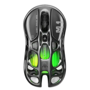 GravaStar Mercury M1 Pro Gunmetal Gray Wireless Gaming Mouse, 75g