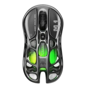 GravaStar Mercury M1 Pro Gunmetal Gray Wireless Gaming Mouse, 88g