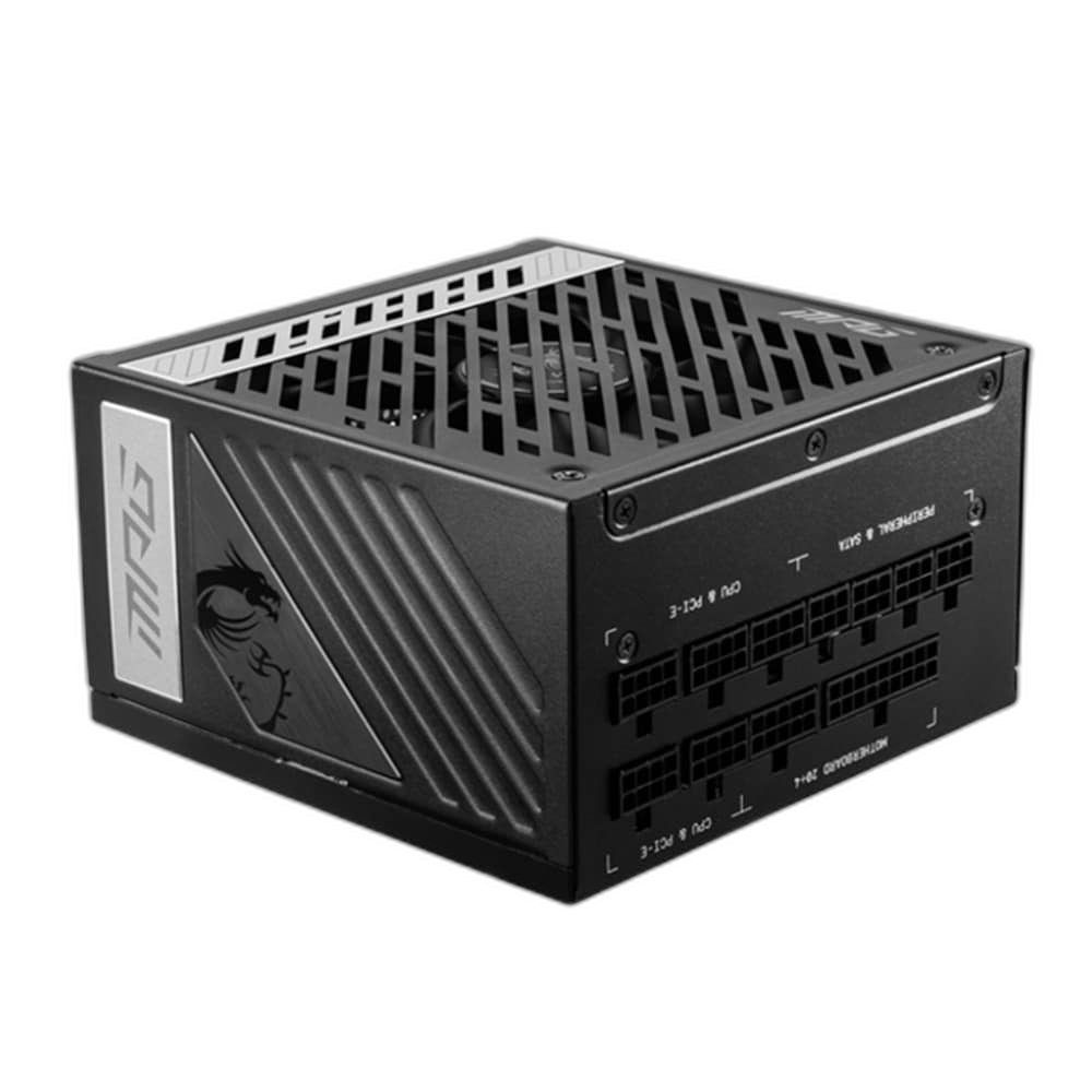 MSI MPG A1000G 80Plus Gold Full Modular ATX Power Supply, 1000W
