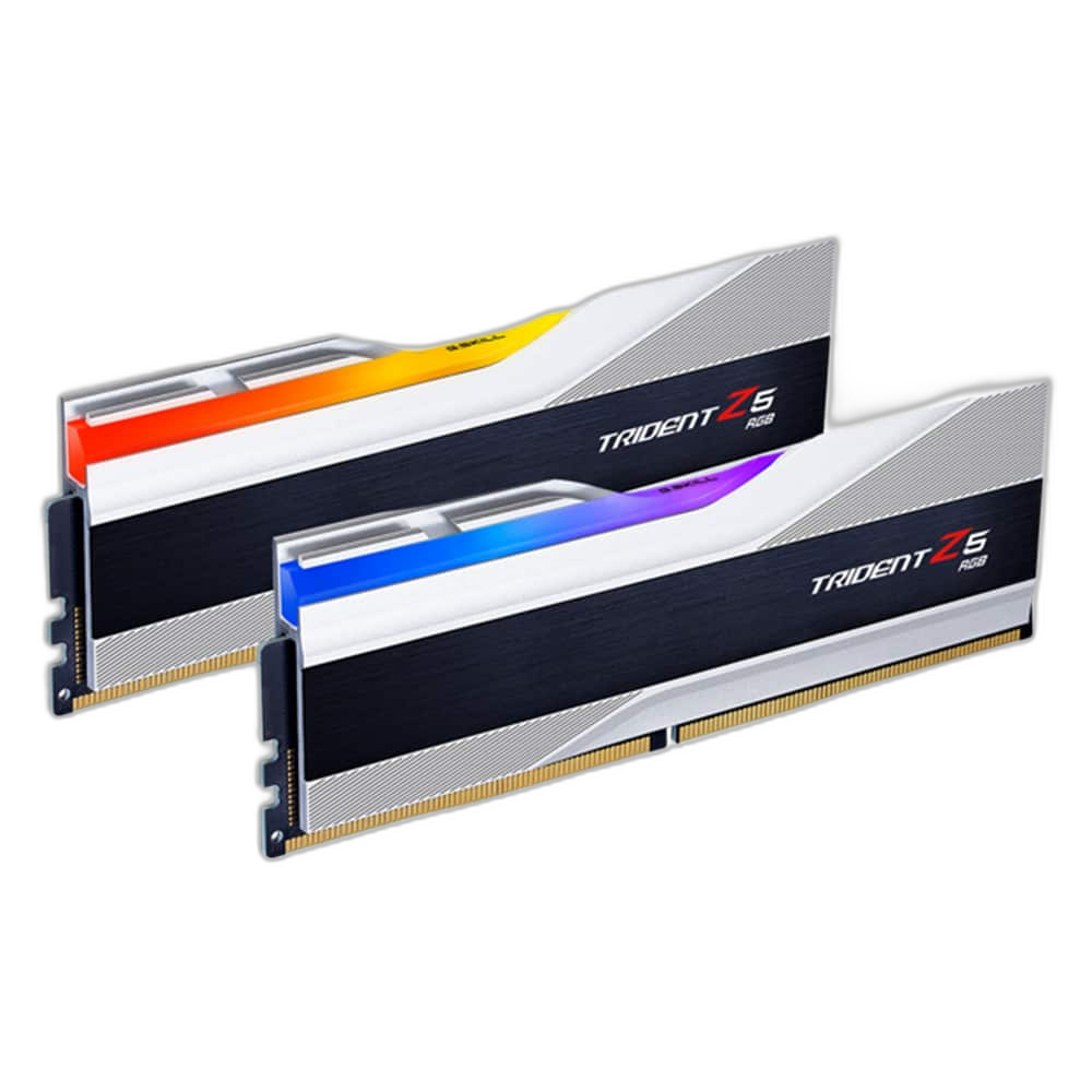 G.SKILL Trident Z5 RGB 32GB (2x16GB) DDR5 6400MHz Memory, Silver