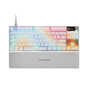 SteelSeries Apex Pro TKL Gen 3 Gaming Keyboard, White