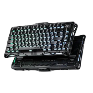 GravaStar Mercury V75 Stealth Black Gaming Keyboard, 75% Layout