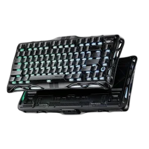 GravaStar Mercury V75 Stealth Black Gaming Keyboard, 75% Layout