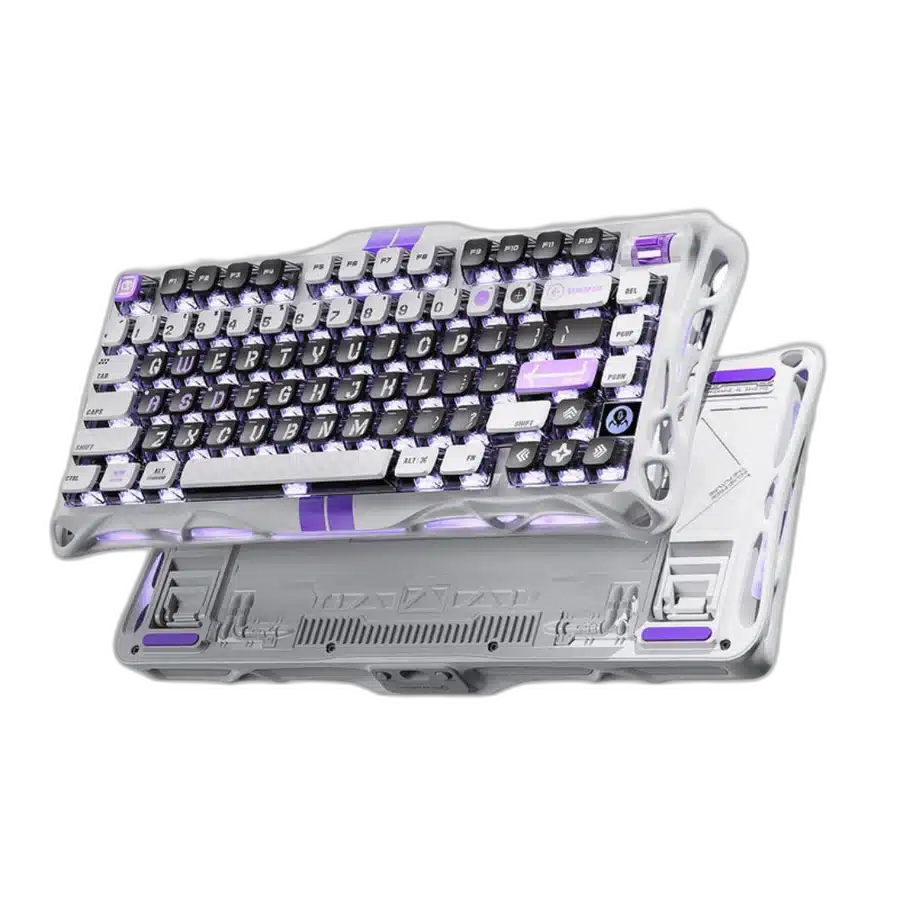 GravaStar Mercury V75 Hall-Effect Gaming Keyboard, Mecha Gray 75%