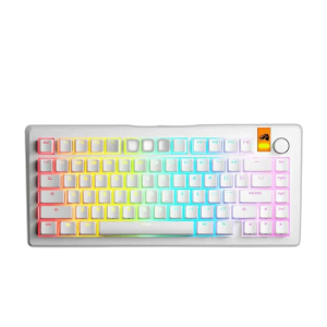 Glorious GMMK 3 HE 75% Mechanical Keyboard, Fox HE Switches, White