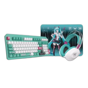 Asus TUF Gaming X Hatsune Miku Edition Gaming Kit, Green