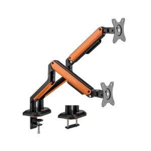 Sades APEP Dual Monitor Arm RGB 17 to 32 inch Orange