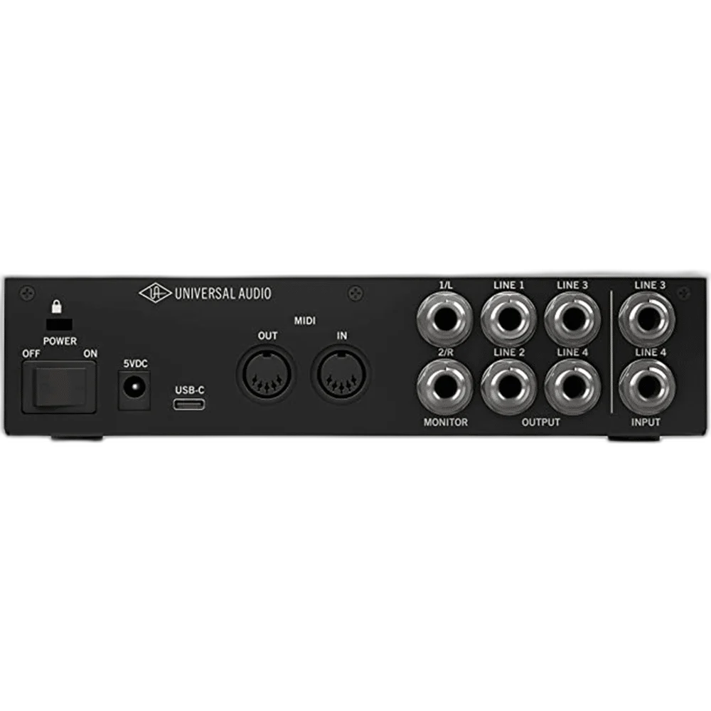 Universal Audio Volt 4 rear connections and controls