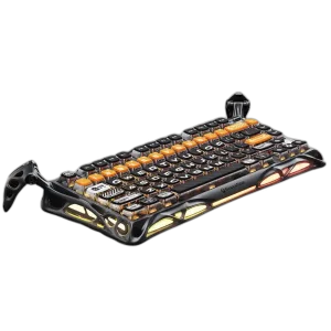 GravaStar Mercury K1 Pro CyberFlare 75% Wireless Gaming Keyboard