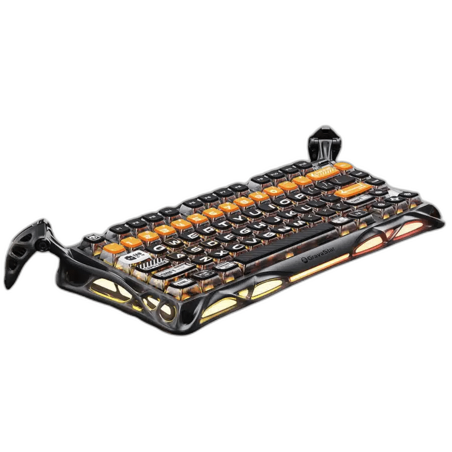 GravaStar Mercury K1 Pro CyberFlare 75% Wireless Gaming Keyboard
