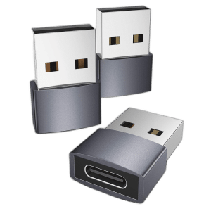 Syntech USB C Female to USB Male Adapter, 3 Pack