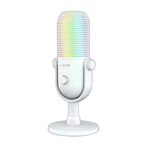 Razer Seiren V3 Chroma RGB USB Microphone, Mercury White