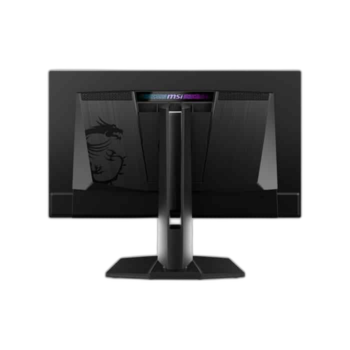 MSI MPG 271QRX QD-OLED gaming monitor rear view