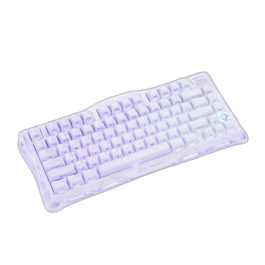 GravaStar Mercury V75 75% Hall Effect Gaming Keyboard, Lavender Purple