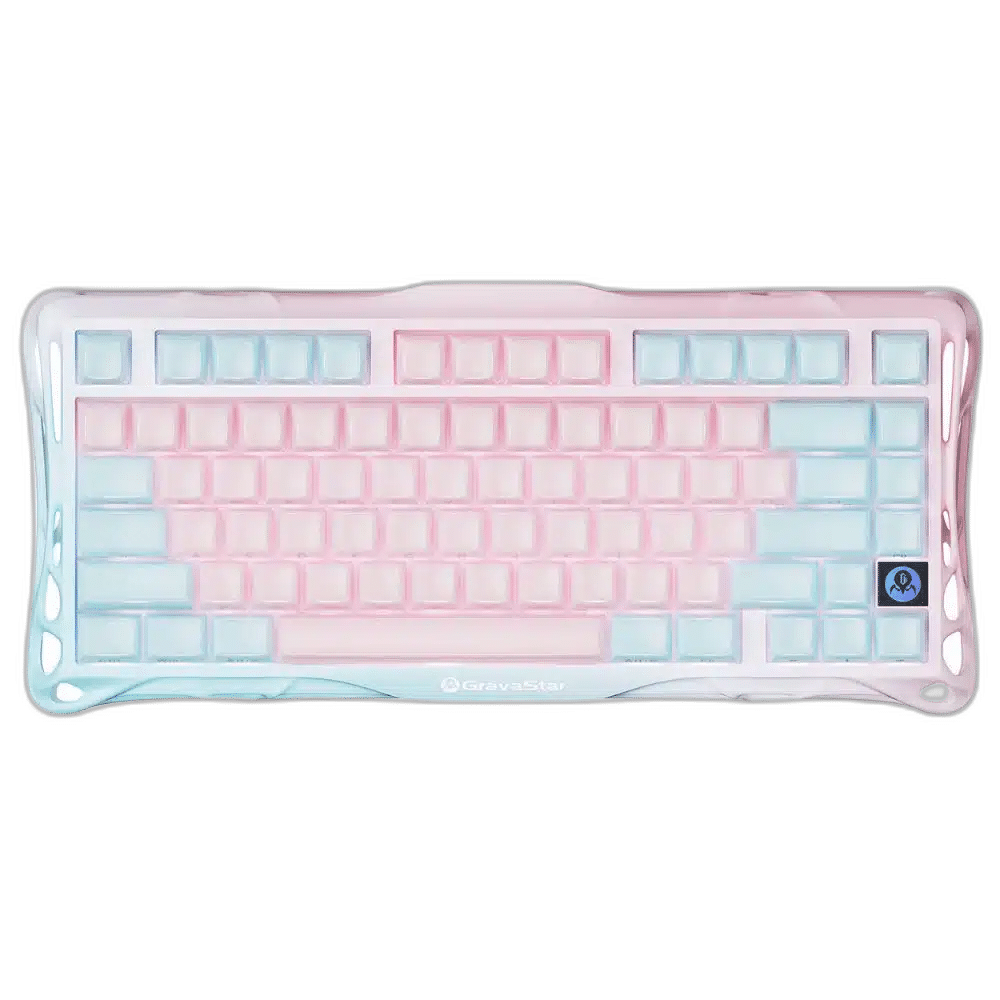 GravaStar Mercury K1 Lite Lumen Rose 75% Wireless Gaming Keyboard