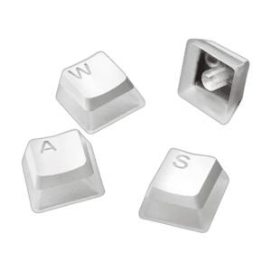 SteelSeries PrismCaps Double-Shot PBT Keycaps - White