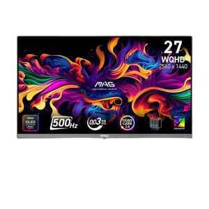 MSI MAG 272QP QD-OLED X50 27 inch WQHD 500Hz Gaming Monitor