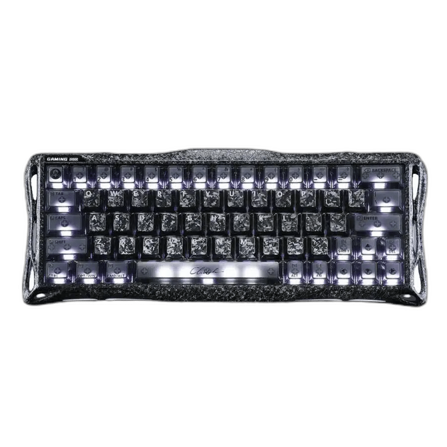 GravaStar Mercury V60 Pro 60% Hall Effect Gaming Keyboard - Cyber Frost Black