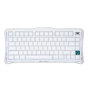 GravaStar Mercury K1 75% Wireless Gaming Keyboard - White