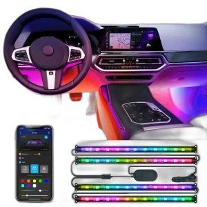 Govee H7090 RGBIC Interior Car Lights - Smart LED Kit for Vehicles