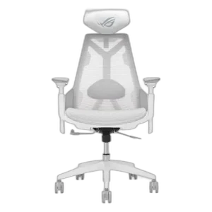 ASUS ROG Destrier Core Ergo Gaming Chair - White Mesh Adjustable