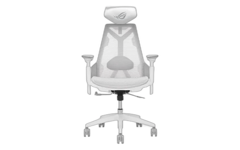 ASUS ROG Destrier Core Ergo Gaming Chair - White Mesh Adjustable