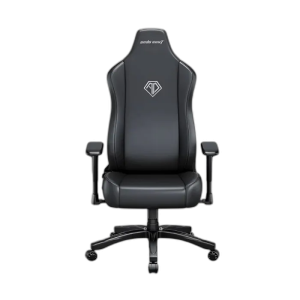 AndaSeat Novis Large Gaming Chair - Black Upholstery with Adjustable Armrests