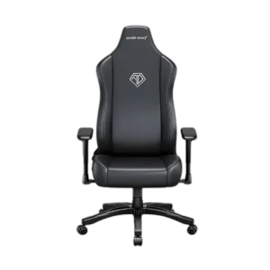 AndaSeat Novis Large Gaming Chair - Black Upholstery with Adjustable Armrests