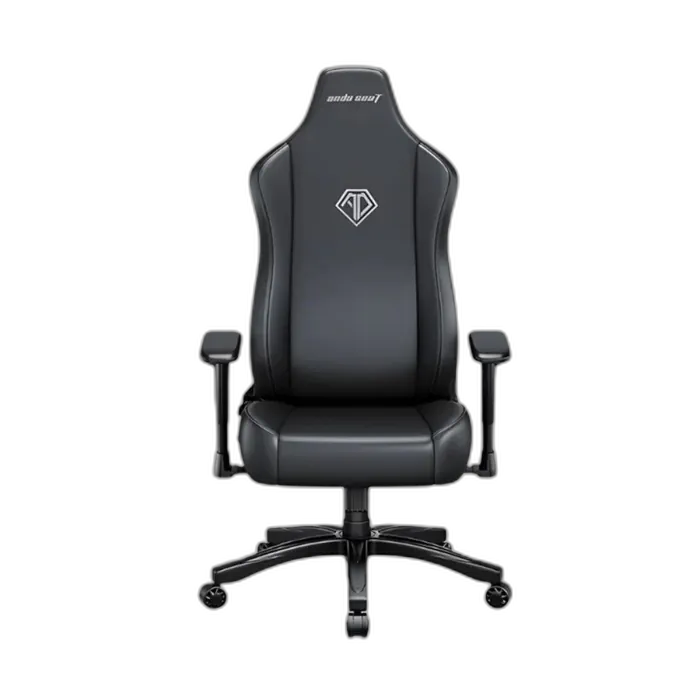 AndaSeat Novis Large Gaming Chair - Black Upholstery with Adjustable Armrests