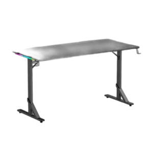 Gamertek Alpha RGB Gaming Desk Pro - Black 140x70cm Design