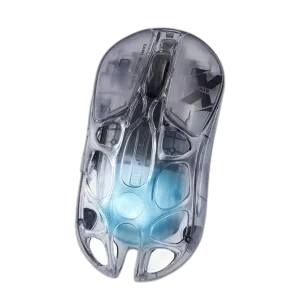 GravaStar Mercury X Air Onyx Crystal Wireless Gaming Mouse, 56g