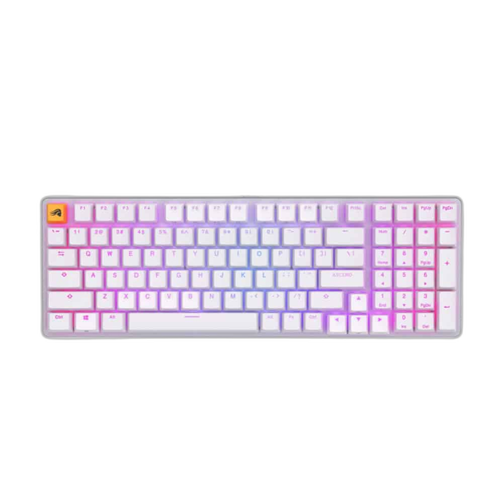 Glorious GMMK2 96% Modular Mechanical Keyboard, Black/White
