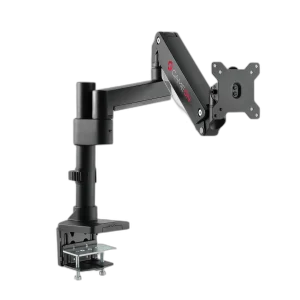 GameOn Elite Pole-Mounted Aluminum Heavy-Duty Gas Spring Monitor Arm