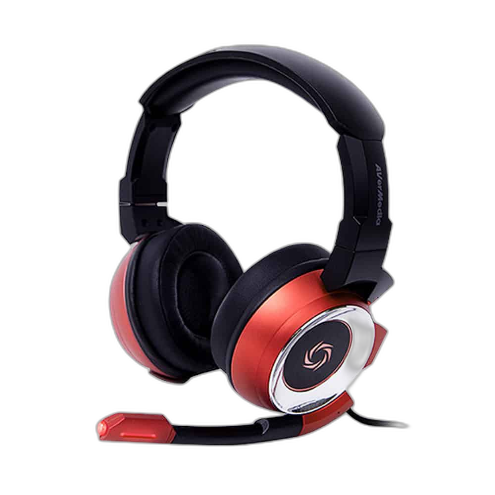 AVerMedia SonicWave GH337 Headset, Red
