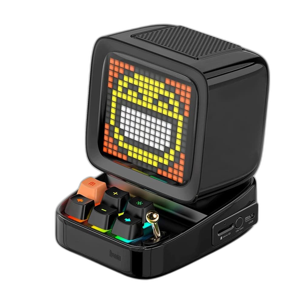 Divoom Ditoo Retro Pixel Art Bluetooth Speaker, App Control