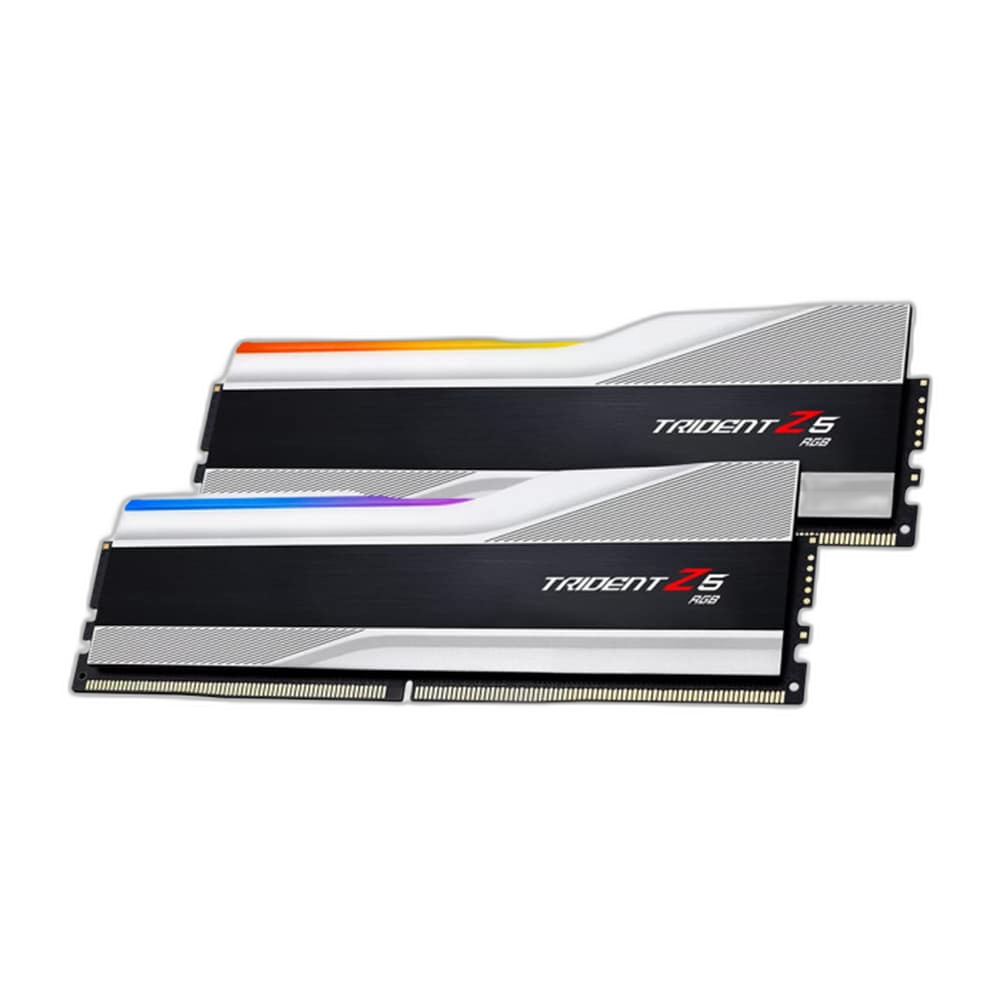 G.SKILL Trident Z5 RGB 64GB DDR5 6000MHz Memory Kit, Silver