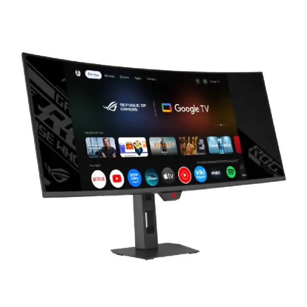 ASUS ROG Strix XG34WCDMTG 34-inch OLED 240Hz Smart Curved Gaming Monitor with Google TV - AX Store Kuwait - 4